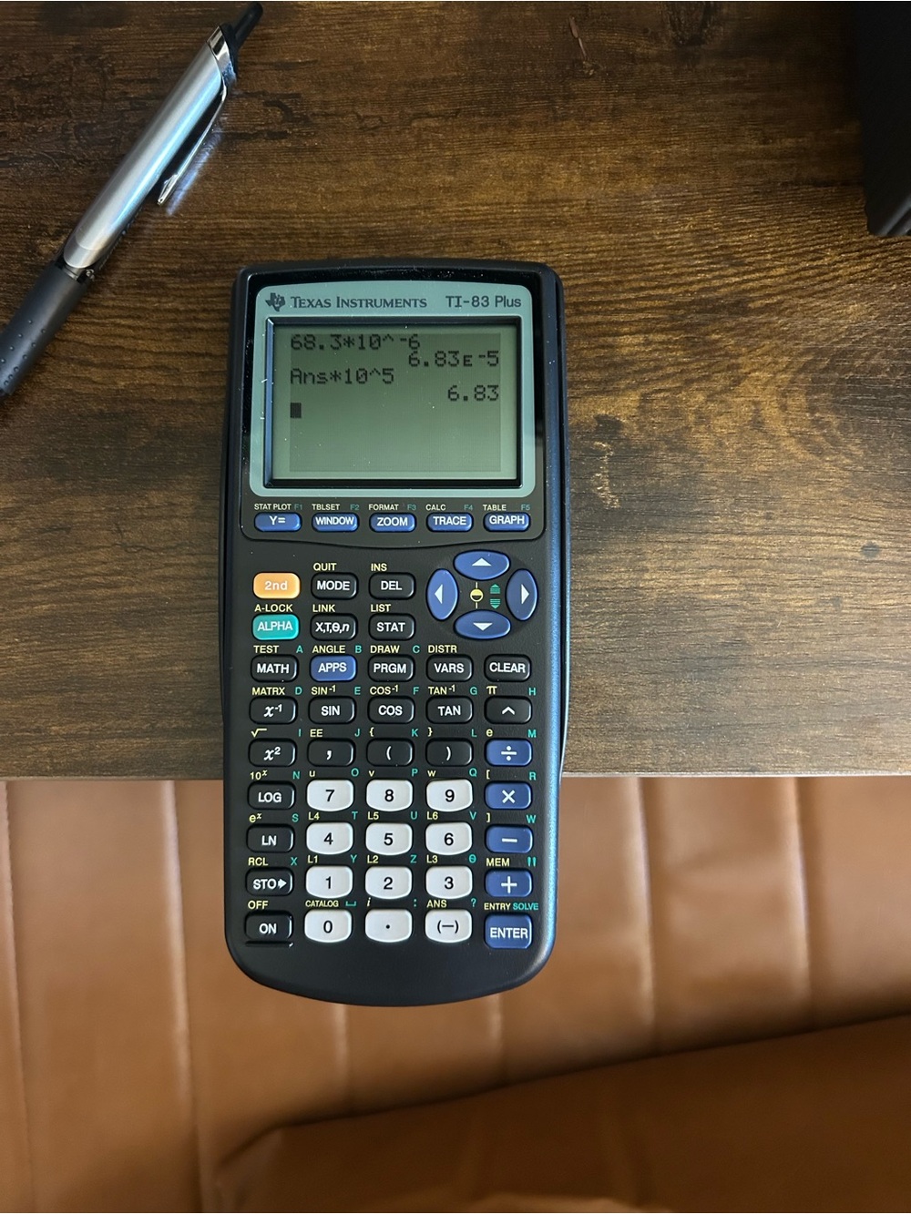 Texas Instruments TI-83 Plus Graphing Calculator - Black. BRAND NEW